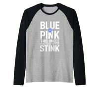 Divertido Dicho Rosa This Uncle Wont Change You If You Stink Camiseta Manga Raglan