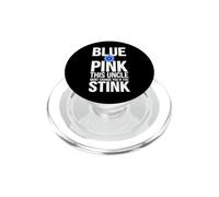 Divertido Dicho Rosa This Uncle Wont Change You If You Stink PopSockets PopGrip para MagSafe
