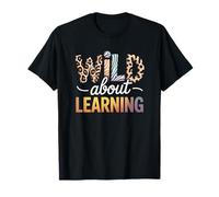 Divertido Dicho Salvaje sobre el Aprendizaje Safari Animal Mujeres Hombres Camiseta