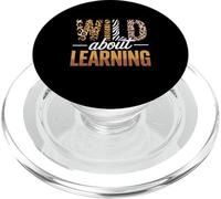 Divertido dicho salvaje sobre el aprendizaje Safari Animal Mujeres Hombres PopSockets PopGrip para MagSafe