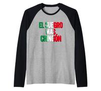 Divertido Dicho Suegro Chingon Orgullo Mexicano Camiseta Manga Raglan