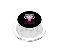 Divertido Dicho Tigre Pero También Humano Sarcástico PopSockets PopGrip para MagSafe