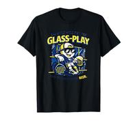 Divertido Dichos Padel Deportes Cerveza Hobby Camiseta
