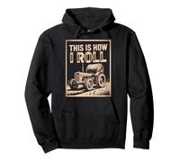 Divertido Diciendo Así Es Cómo Rollo Tractor Heno Broma Mujeres Hombres Sudadera con Capucha