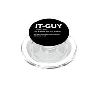 Divertido Diciendo Chico como Chico Normal Solo más Inteligente PopSockets PopGrip para MagSafe