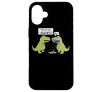 Divertido Did You Eat The Last Unicorn Dinosaurio Carcasa para iPhone 16 Plus