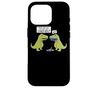 Divertido Did You Eat The Last Unicorn Dinosaurio Carcasa para iPhone 16 Pro