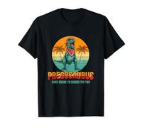Divertido Dinosaurio Juego de Palabras Pregosaurus Rawb Significa Que Estoy Hambriento de Dos Camiseta