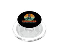Divertido Dinosaurio Juego de Palabras Pregosaurus Rawb Significa Que Estoy Hambriento de Dos PopSockets PopGrip para MagSafe