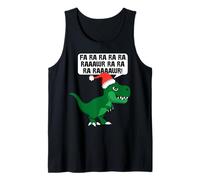 Divertido Dinosaurio para Ra Rawr Navidad Camiseta sin Mangas