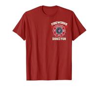 Divertido Director de Fuegos Artificiales para técnicos de Seguridad, Bandera de My Boom Squad Camiseta
