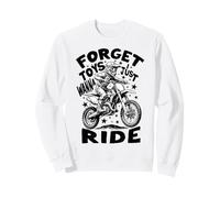 Divertido Dirt Bike Olvídate de los Juguetes Just Wanna Ride Sudadera