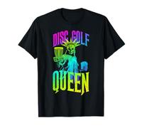 Divertido Disco de Golf Reina gótica Estatua de la Libertad Esqueleto Camiseta