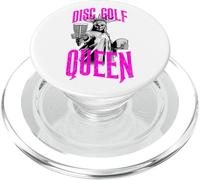 Divertido Disco de Golf Reina gótica Estatua de la Libertad Esqueleto PopSockets PopGrip para MagSafe