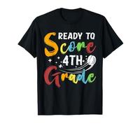 Divertido disco de hockey de 4to grado listo para anotar de regreso a la escuela Camiseta