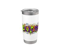 Divertido discurso de exorcismo con disfraces de colores impresionantes Vaso térmico de acero inoxidable de doble pared