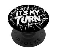 Divertido Discurso Es mi Turno para Niños y Niñas PopSockets PopGrip Adhesivo