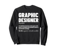 Divertido diseñador gráfico para Hombres y Mujeres Amantes del diseño Digital Sudadera