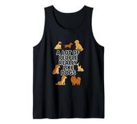 Divertido diseño a Mucha Gente le Gusta Mucho los Perros Camiseta sin Mangas