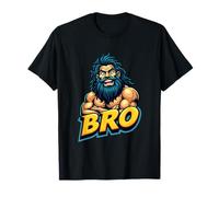 Divertido diseño Antiguo de Big Bro Caveman Stone Age para Hombres y niños Camiseta