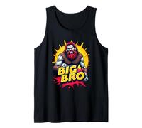 Divertido diseño Antiguo de Big Bro Caveman Stone Age para Hombres y niños Camiseta sin Mangas