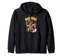 Divertido diseño Antiguo de Big Bro Caveman Stone Age para Hombres y niños Sudadera con Capucha