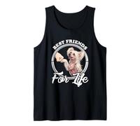 Divertido diseño Chino con Cresta de Mejores Amigos con Cresta China Camiseta sin Mangas