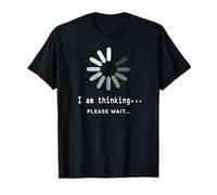 Divertido diseño con Texto en alemán Ich denke ahorat! Camiseta