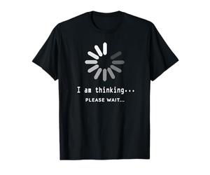 Divertido diseño con Texto en alemán Ich denke ahorat! Camiseta