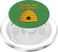 Divertido diseño de Abeja de Show Me The Honey Beekeeper PopSockets PopGrip para MagSafe