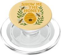 Divertido diseño de Abeja de Show Me The Honey Beekeeper PopSockets PopGrip para MagSafe