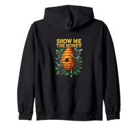 Divertido diseño de Abeja de Show Me The Honey Beekeeper Sudadera con Capucha