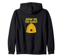 Divertido diseño de Abeja de Show Me The Honey Beekeeper Sudadera con Capucha