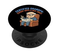 Divertido diseño de Abuelo Regalo para papá, papá, Abuelo, Hombres PopSockets PopGrip Adhesivo