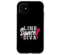 Divertido diseño de baile de línea para niñas y mujeres Carcasa para iPhone 11