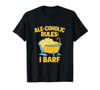 Divertido diseño de bañera de cerveza Ale-Coholic Rules I Vomf Camiseta
