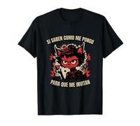 Divertido diseño de Bebida española Si Saben como Me Pongo Camiseta