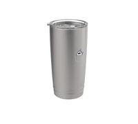 Divertido diseño de bolsillo con forma de tiburón, amante de los tiburones, animales del océano Vaso térmico de acero inoxidable de doble pared