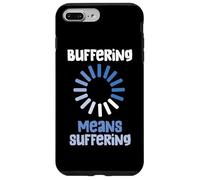 Divertido diseño de búfer para ver atracones Carcasa para iPhone 7 Plus/8 Plus