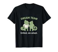 Divertido diseño de camaleón de Dibujos Animados - United We Adapt Team Spirit Camiseta