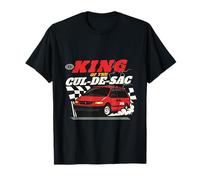 Divertido diseño de Carreras de Minivan King of The CUL-DE-Sac para papá Camiseta
