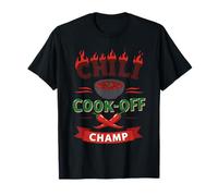 Divertido diseño de Chile Cook-Off Champ para Amantes de Las Especias Camiseta
