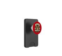 Divertido diseño de Circuito navideño del Polo Norte del Equipo de Carreras de Renos PopSockets PopWallet para MagSafe