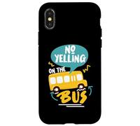 Divertido diseño de conductor de autobús escolar Carcasa para iPhone X/XS