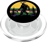 Divertido diseño de Desfile de Fiesta de Bigfoot Mardi Gras Sasquatch PopSockets PopGrip para MagSafe
