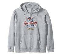 Divertido diseño de encanto sureño para mujeres del 4 de julio de EE. UU Sudadera con Capucha