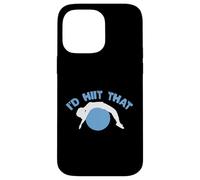 Divertido diseño de entrenamiento con texto en inglés "I'd Hiit Carcasa para iPhone 14 Pro Max