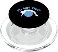 Divertido diseño de entrenamiento con texto en inglés "I'd Hiit PopSockets PopGrip para MagSafe