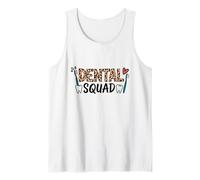 Divertido diseño de escuadrón Dental con Estampado Animal Camiseta sin Mangas