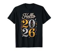 Divertido diseño de Fiesta de Nochevieja 2026 de Hello 2026 Camiseta